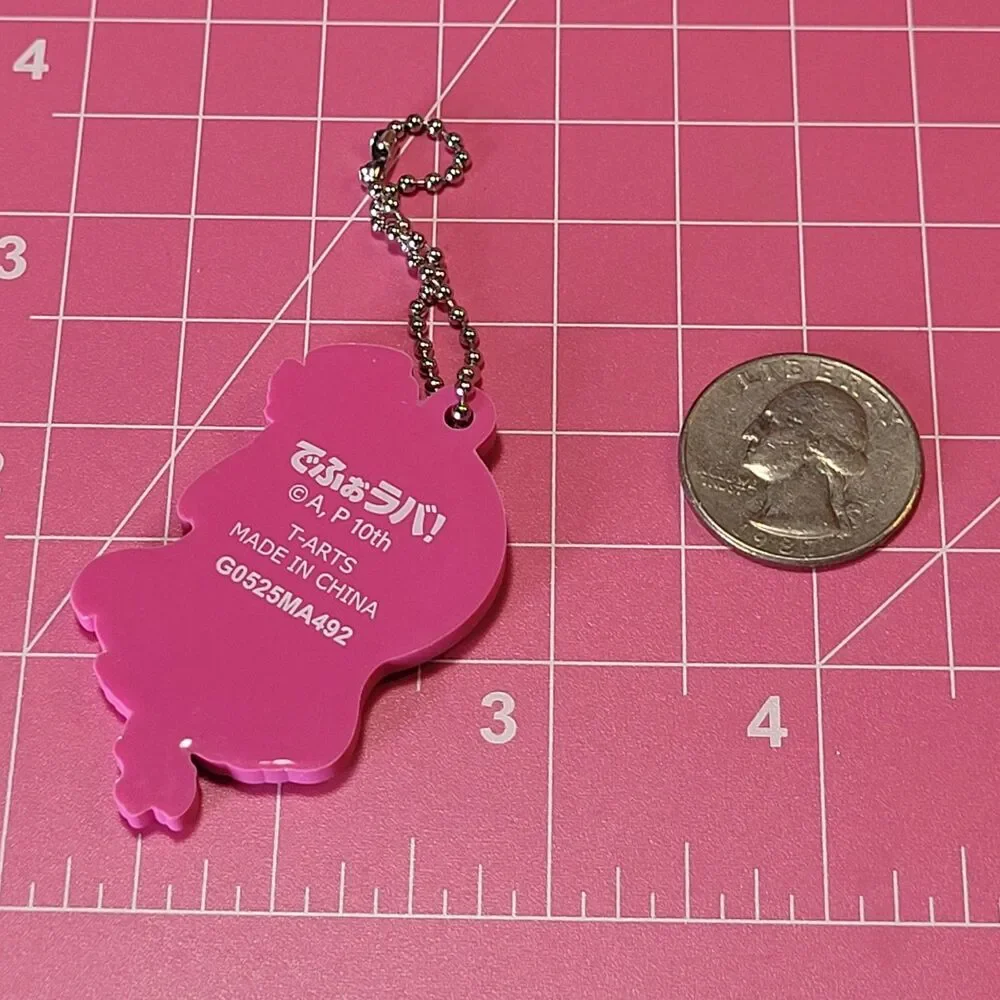 Sophy Hojo - Aikatsu x PriPara Red Rubber Mascot Keychain